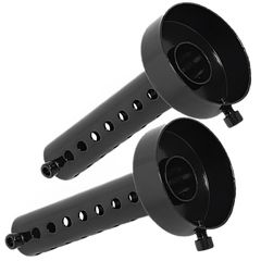 消音器 パイプ 音量調整 消音バッフル 60mm 口径 中蓋付 2本セット 消音（ブラック：口径60㎜） サイレンサー インナー マフラー バイク MIMIA