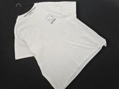 WHO'S WHO gallery フーズフーギャラリー tokyo girl プリント ビッグシルエット Tシャツ sizeF/白 ■◆ レディース