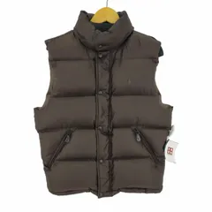 ポロバイラルフローレン Polo by RALPH LAUREN 90S DOWN VEST ダウンベスト ポニー刺繍 ブラウン メンズ  M