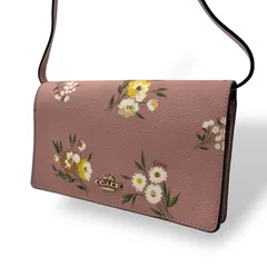 Coach Shoulder Wallet Flower Pink 1227