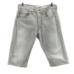 Levi's リーバイス 501 カラーデニム ハーフパンツ W32 グレー メンズ 古着