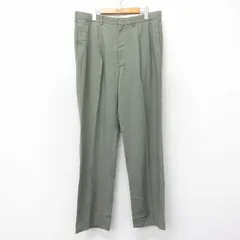 W36/古着 FARAH スラックス パンツ メンズ 90s 緑系 グリーン 25feb15 中古 ボトムス ロングのサムネイル