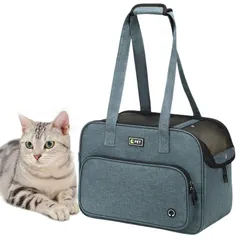 特価商品　お出かけ 防災 布製 3WAY 避難 ショルダーバッグ ペットトート 散歩 バッグ キャリー 病院 兎 小型犬 車 マット付き キャリーバッグ 折りたたみ 猫 ペット 飛び出し防止 Okiki