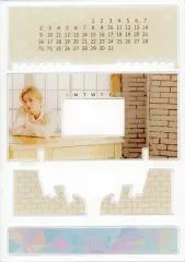 【中古】カレンダー 濱健人 卓上アクリル万年カレンダーのサムネイル