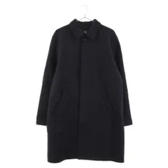 A.P.C (アーペーセー) ウールメルトン ステンカラーコート ネイビーのサムネイル