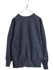 【お得なクーポン配布中!】 90s チャンピオン リバースウィーブ スウェット メンズ L 古着 90年代 オールド Champion トレーナー 目無し 裏起毛 無地 ブックストア 紺