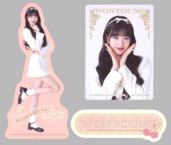 [중고] 스티커 스티커 원영 스티커(3장 세트) [이치반 복권 IVE FROM STARSHIP ENTERTAINMENT WITH AMUSE] G상