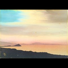 五十嵐二郎、屈斜路湖、希少画な集画、状態良好、新品高級額・額装付 五十嵐二郎、屈斜路湖、希少画な集画、状態良好、新品高級額・額装付
