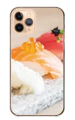 iPhone14plus ケース カバー アイフォン14 プラス スマホケース ハードケース 寿司 すし スシ SUSHI 日本 和食 米 マグロ イクラ サーモン 軍艦 にぎり 写真 カラー02