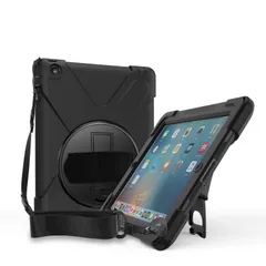 適用機種： 調節可能なショルダーストラップ iPad iPad 360°回転スタンド機能 2/iPad バンパーケース 耐衝撃 3 3 /iPad 保護ケース (旧モデル) 4 4 2 -ブラック ProCase