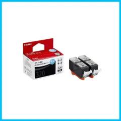 【在庫処分】Canon 純正 インクカートリッジ BCI-320 ブラック 2個パック BCI-320PGBK2P 小