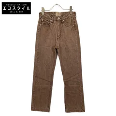 【みー】THE SHISHIKUI シシクイ ブラウンデニムパンツ 中古・古着通販】THE SHISHIKUI (ザ シシクイ) パンツ ブラウン
