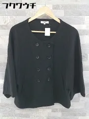 ◇ NATURAL BEAUTY BASIC ナチュラルビューティーベーシック ウール 長袖 ニット カーディガン サイズM ブラック レディース 【中古】 【1103100011781】