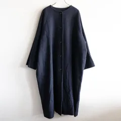 【美品】 ARTS&SCIENCE 【NO colar coat】1 ウール ノーカラー コート アーツアンドサイエンス 25100124のサムネイル