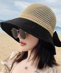帽子 レディース 夏 きれいめ uvカット UVカット 紫外線対策 折りたたみ おしゃれ ハット 春 つば広 通気性 サイズ調整 飛ばない 自転車 旅行 母の日 日焼け防止 紐 日除け 紐付き ファッション リボン プレゼント 女性 女子 女の子 可愛い