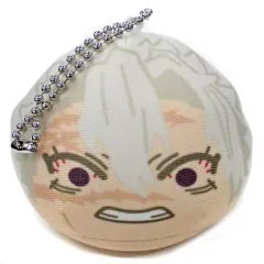 【中古】ぬいぐるみマスコット・ぬいぐるみバッジ 不死川実弥(特典版) 「鬼滅の刃 おまんじゅうにぎにぎマスコット3」 エンスカイショップBOX購入特典