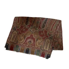 RE193 ETRO エトロ 大判ストール ペイズリー柄 マルチカラー イタリア製