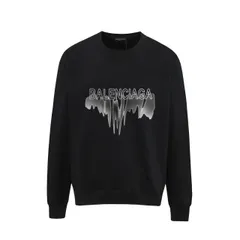 【本日限定特価】Balenciaga メンズ＆レディース スウェットシャツ プリント 400g カタログカラー S-XL [本日特価|新品未使用品]