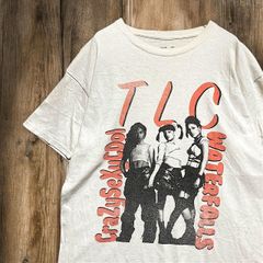 BJLF ミュージック Tシャツ ビンテージ 古着 白 TLC ティーエルシー アーティスト 音楽 バンド Lサイズ 2503  4980 p10