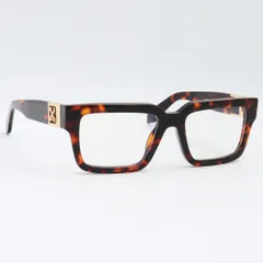 OFF-WHITE OPTICAL マーブル柄サングラス ブラウンのサムネイル