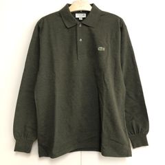 美品 LACOSTE ラコステ ポロシャツ メンズ サイズ US M グリーン系 25d菊ST