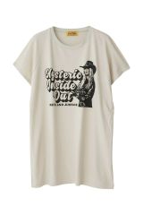 HYSTERIC GLAMOUR ヒステリックグラマー 01251CT10 INSIDE OUT Tシャツ BEIGE 正規通販 レディース