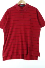 （ L ー 2XL ） ポロ Ralph Lauren(ラルフローレン) 半袖 カラー Tシャツ ストライプ- 14143