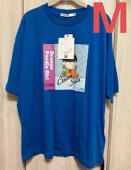 ソメタ　SOMETA イヤホンガール　おしゃれTシャツ　Mサイズ　ブルー