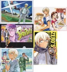 【中古】クリアファイル 安室透 美麗A4クリアファイル5枚セット 「名探偵コナン ゼロの日常 3巻」 応募者全員サービス