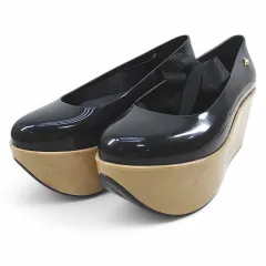 ヴィヴィアンウエストウッド Vivienne Westwood melissa メリッサ  ANGLOMANIA  31776 ロッキンホースバレリーナ ブラック 黒 24.5㎝