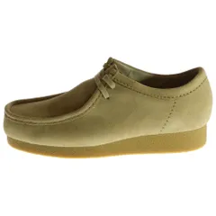 Clarks (クラークス) Wallabee EVO WP ワラビー エヴォ ウォータープルーフ メープルスエード モカシン ローカットスニーカー ベージュ US9/26.5cm 26177834