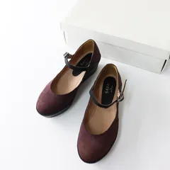 美品 サヤ SAYA ウェッジソール メリージェーンパンプス 22.5cm/ワインレッド シューズ レザー 【2400014490411】のサムネイル