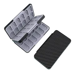 PGRTYOF Switch ゲームカードケース、48スロットカード＆48スロットマイクロSDカード収納ホルダーボックス NS Switch/Switch Lite/Switch OLED 2021に対応、ハードシェル保護と耐久性、スリムとポータブルゲームカー