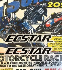 ★アウトレット★新品 MotoGP SUZUKI ECSTAR ステッカー 12 cm レーシング スポーツ デカール アクセサリー