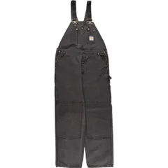 古着 ビッグサイズ カーハート Carhartt ダブルニー ダック オーバーオール メンズw40相当/eaa586296