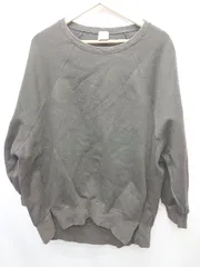 ◇ Spick & Span スピック＆スパン スウェット サイドジップ 長袖 トレーナー サイズF ブラウン レディース P  【1407260021490】