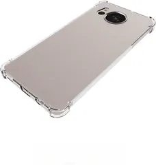 JACRON 全面保護Sharp Aquos Sense7 Plus用のケース Plus用の保護カバー 薄型 TPU材質 四隅がエアクッション構造 耐衝撃 軽量 指紋防止 取付簡単 黄変防止 適用 sense7plus(OQW-HY-700)