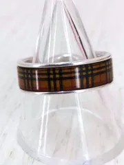 バーバリー BURBERRY リング ノバチェック柄シルバーリ #178514#のサムネイル