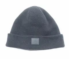 アクネ ストゥディオズ Acne Studios FACE LOGO KNUT BEANIE フェイス ロゴ ビーニー ニット帽 黒 ブラック ブランド古着ベクトル 中古●240901のサムネイル