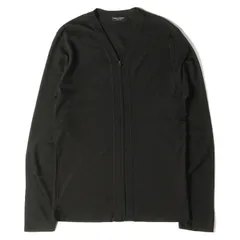 美品 COMME des GARCONS コムデギャルソン カーディガン Magic of bias期 ジップ バイアス ウール ニットカーディガン HOMME PLUS AD1997 97AW チャコールグレー トップス 長袖のサムネイル