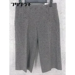 ◇ HUMAN WOMAN ヒューマンウーマン ヘリンボーン パンツ 2 ブラック系 ブラック レディース 【中古】 【1002798944893】