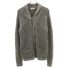 シップス 長袖 ショールカラー ニットカーディガン S グレー SHIPS メンズ