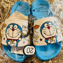 ドラえもん　サンダル　男の子　キッズ　20cm　水色　ドラえもんサンダル
