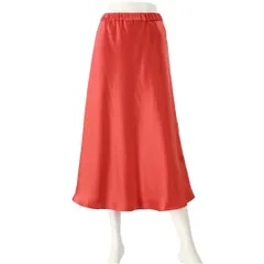 C121［新品］Anne Coquine チュールロングフレアスカート QVC Anne Coquine プリントチュールボリュームロングスカート