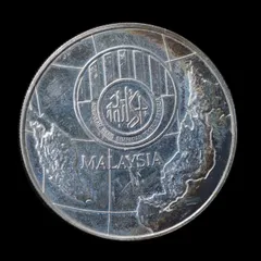 1977年 マレーシア 25リンギット 硬貨 プルーフライク 1977年 マレーシア 25リンギット 硬貨 プルーフライク