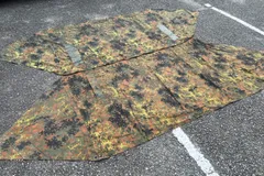 ドイツ　軍幕　BGS used 1枚 ドイツ国境警備隊 BGS スワンプカモ 沼地迷彩 ドイツ軍幕 4枚