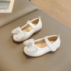 ☆ ホワイト ☆ 36(21.5cm) ☆ フォーマルシューズ 女の子 pmyshnm030 フォーマルシューズ 女の子 フォーマル靴 ドレスシューズ 子供靴 ストラップシューズ 子ども靴 ストラップ パンプス キッズシューズ くつ クツ