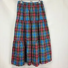ROCKMOUNT RANCH WEAR コットンフランネル チェック ティアードスカート サイズS MADE IN USA 07080903　02
