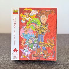 에포크 사 108 개 지그 소 퍼즐 디즈니 Toy Story 4 장난감 스토리 4 Woody and friends 18.2 × 25.7cm 72-025 풀이 달린 주걱이있는 장식 부품이있는 EPOCH