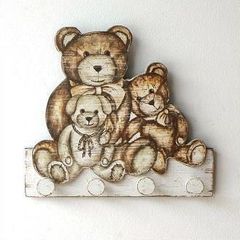 7479.木製 ロッキングホース型 ウォールフック 壁掛け - メルカリ